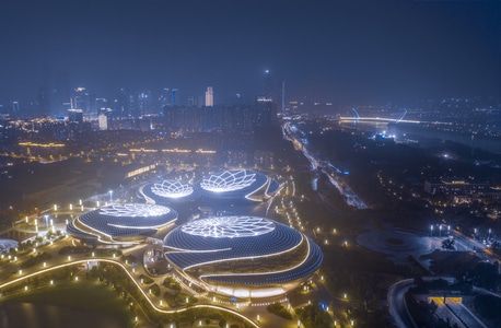 南京市-夜色-你好七月-城市色彩-城市风光 图片素材