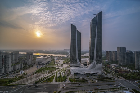 南京市-城市风光-城市色彩-建筑-房屋 图片素材