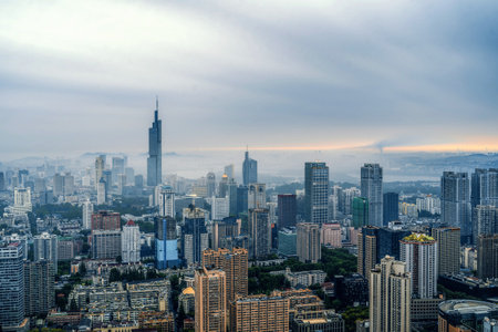 你好七月-南京市-我要上封面-蓝调世界-城市 图片素材