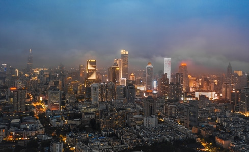 南京市-随拍-你好七月-城市色彩-城市风光 图片素材