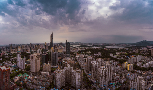 城市风光-南京市-城市色彩-我要上封面-建筑 图片素材