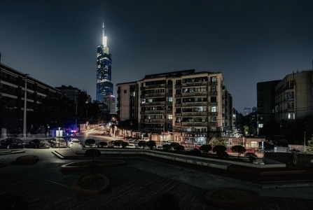 风光-旅行-紫峰大厦-城市-建筑 图片素材