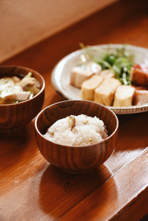 早餐-米饭-料理-日式-器皿 图片素材