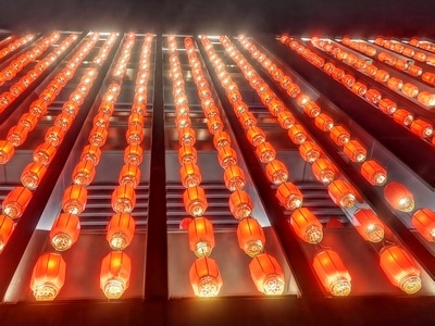 节日灯笼-手机-灯笼-红灯笼-灯光 图片素材