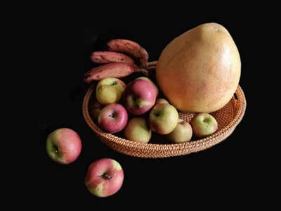 静物-水果-手机-水果-食物 图片素材