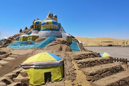 旅游-风光-沙漠-响沙湾-手机 图片素材