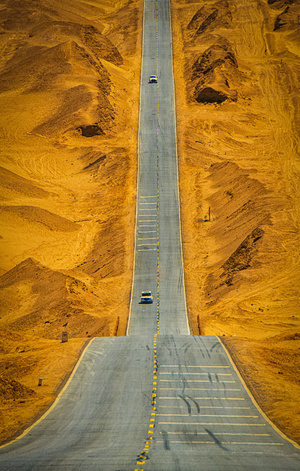 haida滤镜签约-自然-环境-道路-山路 图片素材