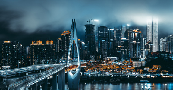 重庆-洪崖洞-旅行-索尼大法好-夜景 图片素材
