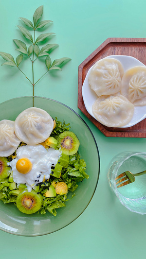 美食-水果-手机调色-一人食懒饭-简约之美 图片素材