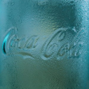 简约之美-微距-蓝色-可口可乐-cocacola 图片素材