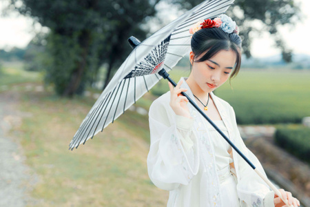 古装-汉服-中国元素-美女-唯美 图片素材