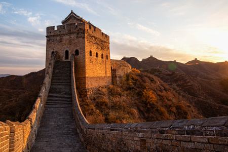 明长城-金山岭-历史-古建筑-旅行 图片素材