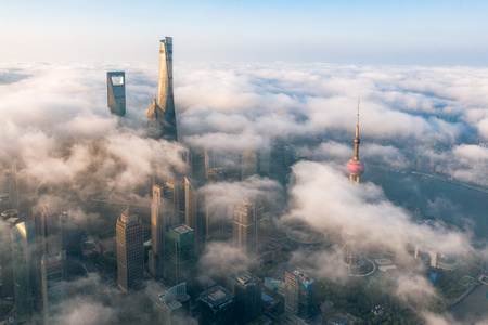 上海市-魔都映像-尘世烟火-城市色彩-城市 图片素材