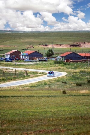 旅行-旅游-自驾游-公路-内蒙古 图片素材