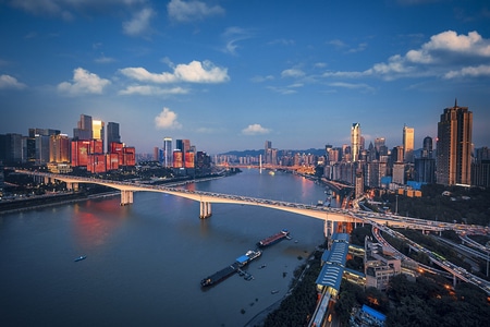 户外-大都市-夜幕-重庆-城市风光 图片素材