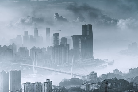 雾都-重庆-城市-城市风光-建筑 图片素材