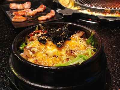 美食-吃货-探店-晚餐-韩餐 图片素材