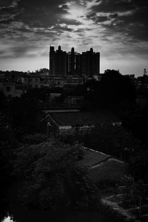 宅家-看你的城市-佛山市-城市-白天 图片素材