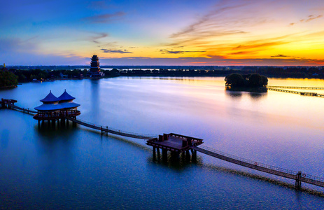 阜阳市-风光-你好2020-风景-风光 图片素材