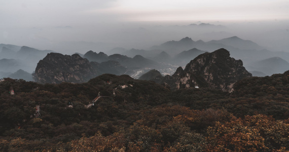 水墨风-风景-狼牙山-自然-风光 图片素材