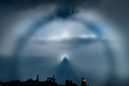 haida滤镜签约-云海-佛光-雪山-风光 图片素材