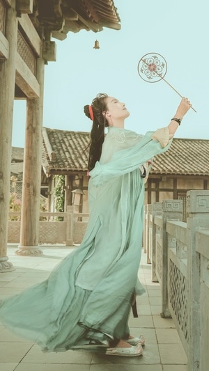 旅拍-汉服人像-我要上封面-女性-女人 图片素材