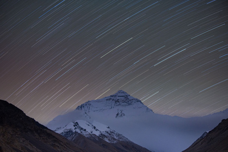 风光-雪山-西藏-星空-自然 图片素材