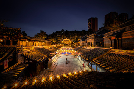 haida滤镜签约-城市风光-古建筑-房屋-楼房 图片素材