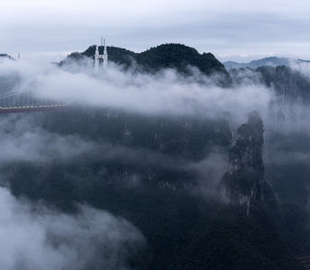 水墨风-嘎努鳥-旅途-人文景观-雾气 图片素材
