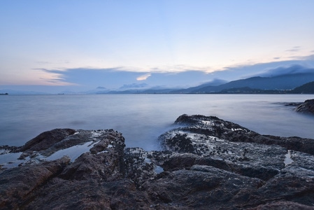 深圳-日落-风光-光影-海景 图片素材
