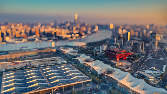 上海市-黄浦江-世博园-城市-城市风光 图片素材