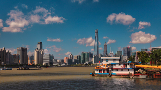 shanghai-river-夏-城市-城市风光 图片素材