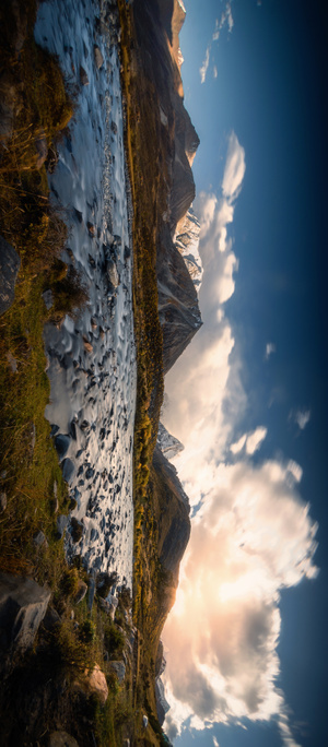 夕阳-我要上封面-风光-雪山-沿途风光 图片素材