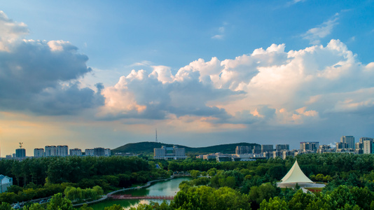 我要上封面-山东邹平-城市-建筑-天空 图片素材