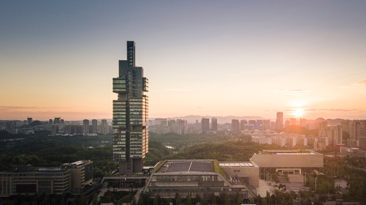 贵阳市-您好七月-风光摄影-城市天际线-独树一帜 图片素材