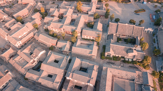 贵阳市-haida滤镜签约-蓝调世界-航拍-建筑 图片素材