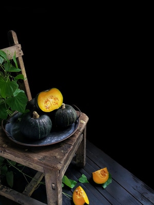 手机静物美食摄影-食物-蔬菜-南瓜-食材 图片素材