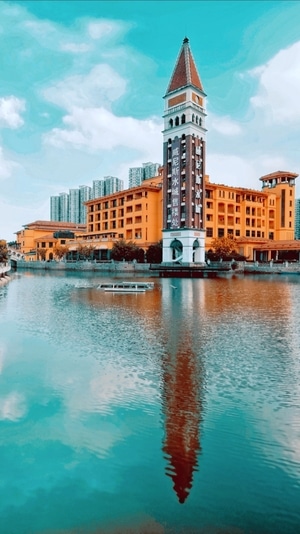 南京市-华为-我要上封面-色彩-你好七月 图片素材