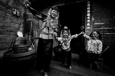 黑白-人文景观-女人-女性-女孩 图片素材