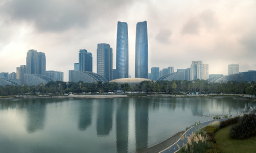 高楼-城市-摩天大楼-手机摄影-城市 图片素材