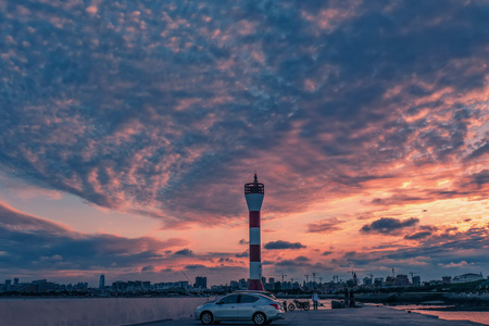 haida滤镜签约-日照市-海边风光-海岸风情-城市 图片素材