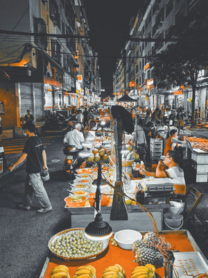 南宁市-手机摄影-攀枝花-康养人文-夜市-城市 图片素材