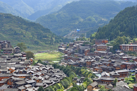 风光-旅行-贵州-千户苗寨-千户苗寨 图片素材