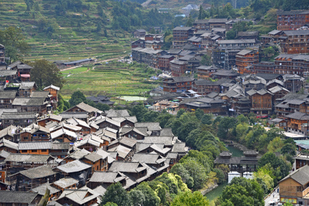 风光-旅行-贵州-千户苗寨-千户苗寨 图片素材
