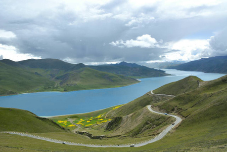 风光-旅行-湖泊-羊卓雍湖-自然 图片素材