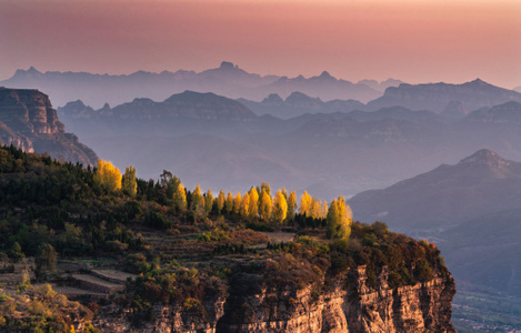 旅遊-旅拍-风景-风光-太行山 图片素材