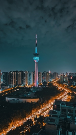 尘世烟火-西安-手机摄影-城市-城市风光 图片素材