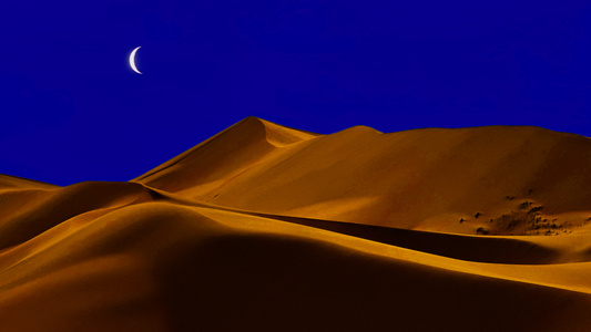 阿拉善盟-乌兰布和沙漠-风光-手机-沙丘 图片素材