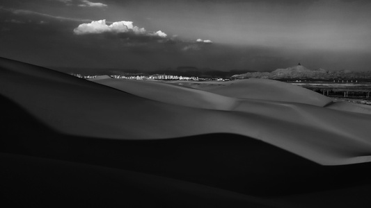阿拉善盟-风光-乌兰布和沙漠-乌海市-手机 图片素材