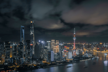 haida滤镜签约-上海市-陆家嘴-建筑-都市 图片素材